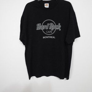Hard Rock Cafe  MONTREAL  t-shirt   size XL  Black
